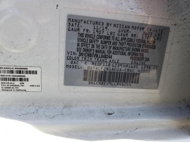 2020 NISSAN VERSA SV - 3N1CN8EV9LL848244