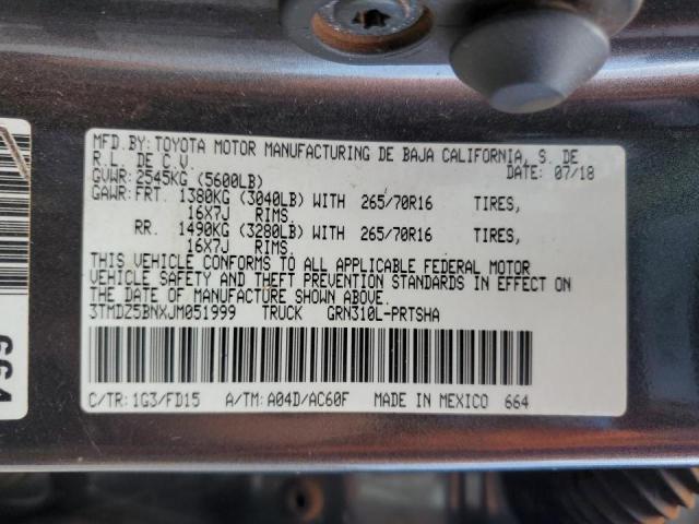2018 TOYOTA TACOMA DOU - 3TMDZ5BNXJM051999