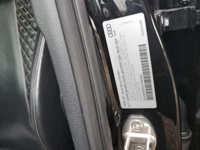 2017 AUDI RS3 WUABWGFF9H1900433