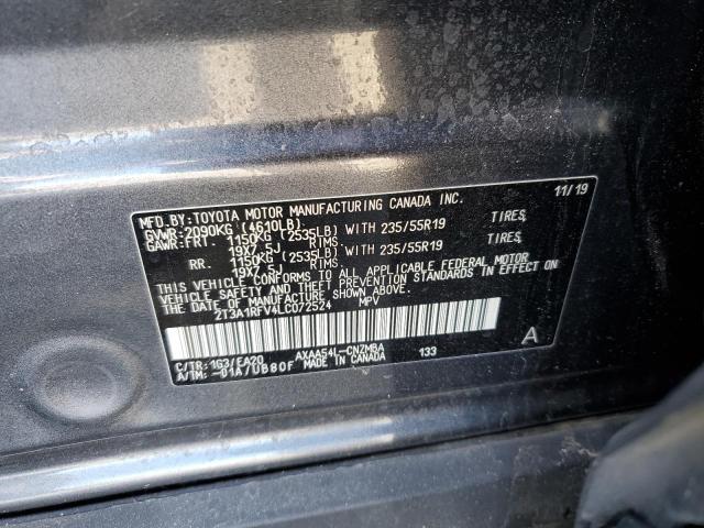 2020 TOYOTA RAV4 XLE P - 2T3A1RFV4LC072524