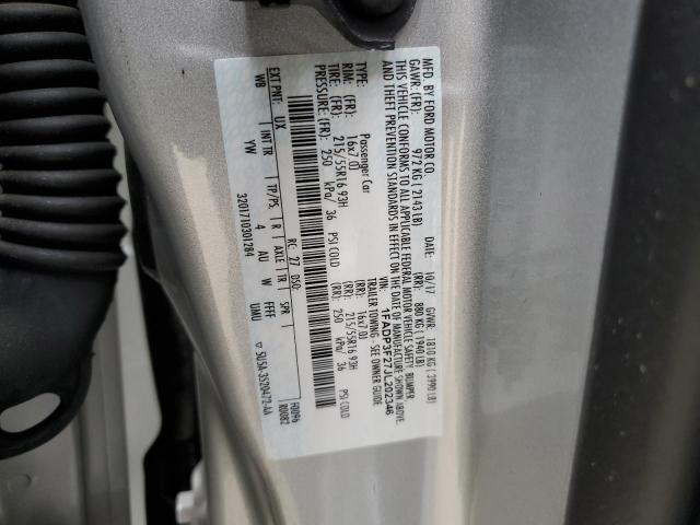 2018 FORD FOCUS SE - 1FADP3F27JL202346