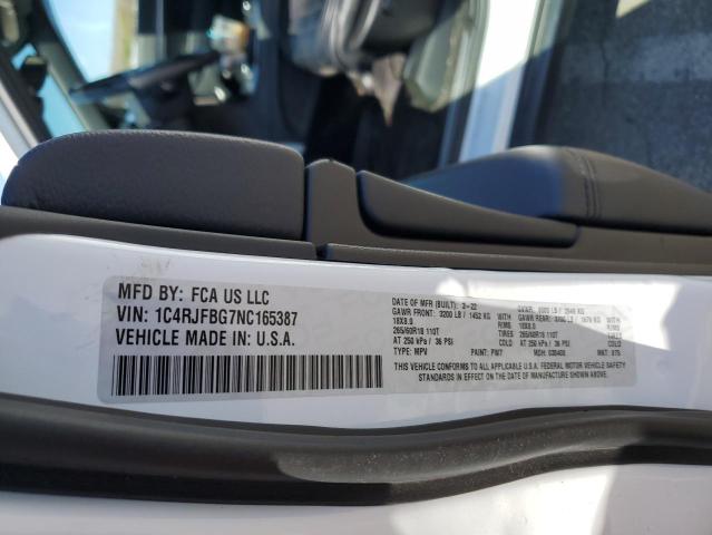 2022 JEEP GRAND CHER - 1C4RJFBG7NC165387