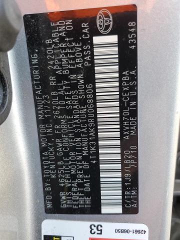 2024 TOYOTA CAMRY XSE - 4T1K31AK9RU068806