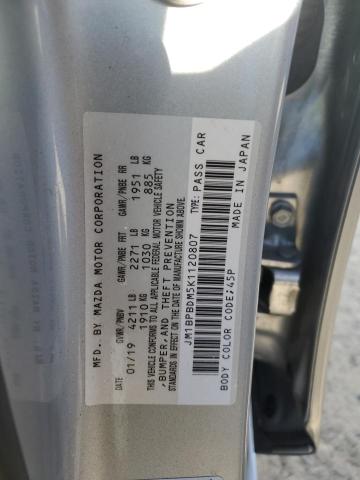 2019 MAZDA 3 PREFERRE - JM1BPBDM5K1120807
