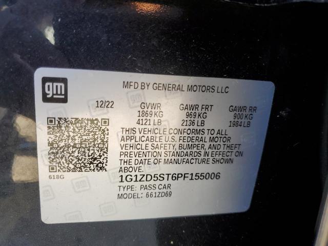 2023 CHEVROLET MALIBU LT - 1G1ZD5ST6PF155006