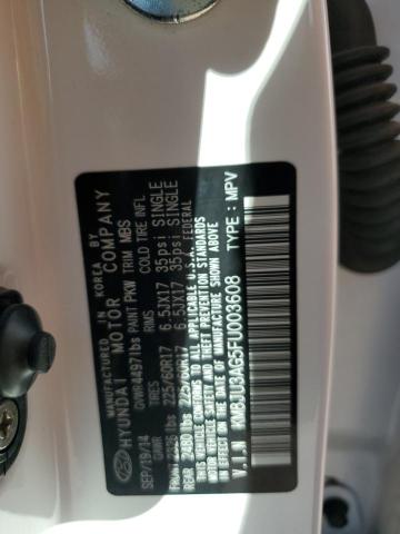 2015 HYUNDAI TUCSON LIM - KM8JU3AG5FU003608