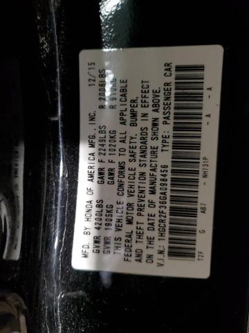 2016 HONDA ACCORD LX - 1HGCR2F36GA098456