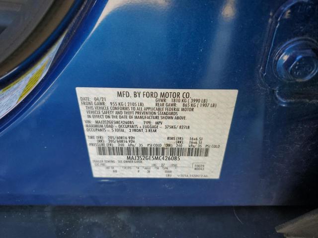 2021 FORD ECOSPORT S MAJ3S2GE5MC426085