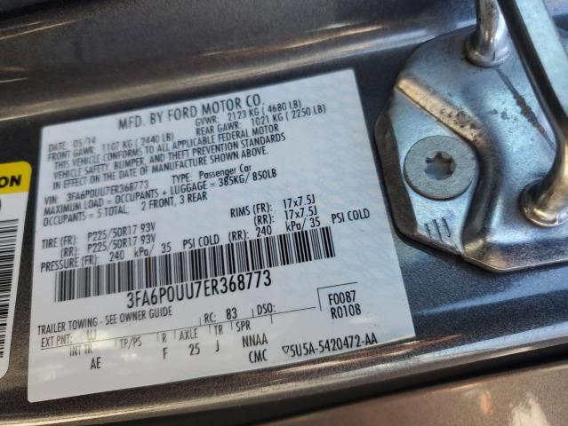 2014 FORD FUSION S H - 3FA6P0UU7ER368773
