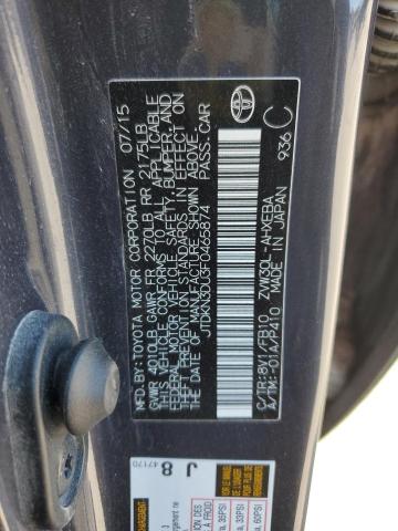 2015 TOYOTA PRIUS - JTDKN3DU3F0465874