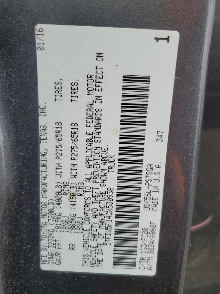 TOYOTA TUNDRA CREWMAX SR5