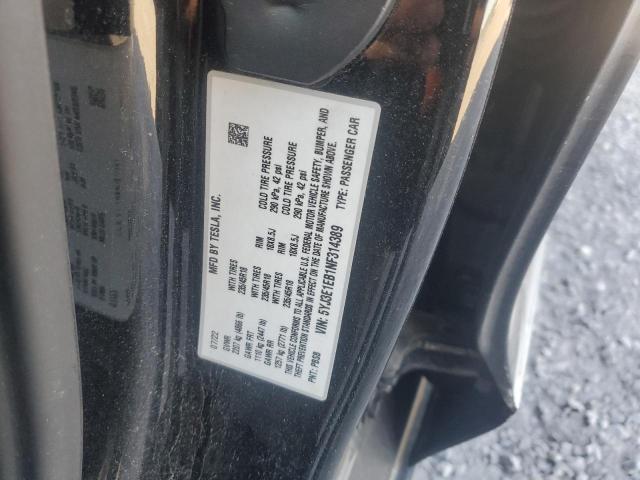 2022 TESLA MODEL 3 - 5YJ3E1EB1NF314389