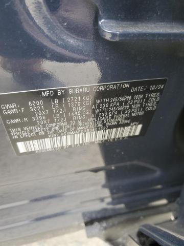 2025 SUBARU ASCENT ONY 4S4WMAFD3S3401537