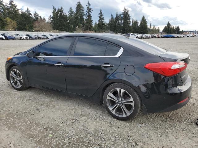 KIA FORTE EX 2016 black sedan 4d gas KNAFZ4A87G5598190 photo #3