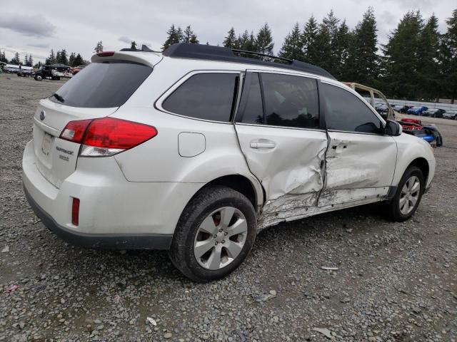 SUBARU OUTBACK 2. 2011 white  gas 4S4BRBHC6B3428662 photo #4