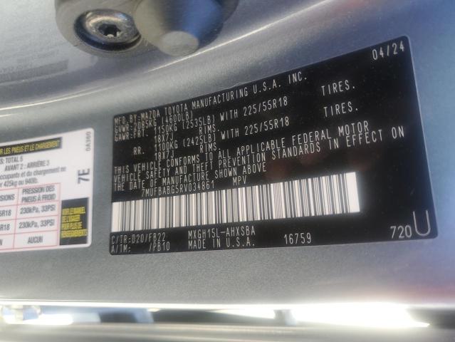 2024 TOYOTA COROLLA CR - 7MUFBABG5RV034861