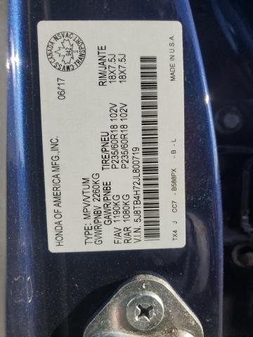 2018 ACURA RDX ADVANC 5J8TB4H72JL800719