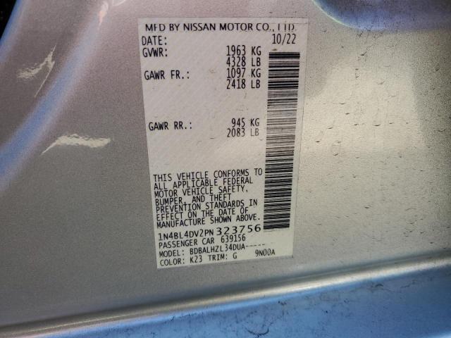 2023 NISSAN ALTIMA SV - 1N4BL4DV2PN323756