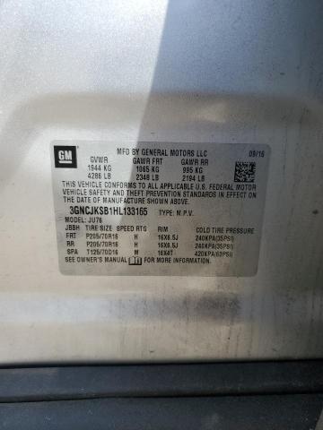 2017 CHEVROLET TRAX LS - 3GNCJKSB1HL133165