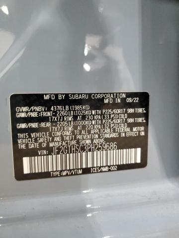 2023 SUBARU CROSSTREK - JF2GTHSC3PH259686