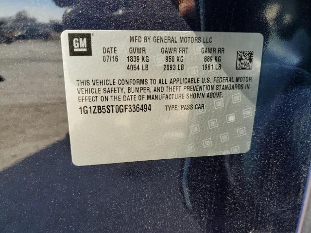 2016 CHEVROLET MALIBU LS - 1G1ZB5ST0GF336494