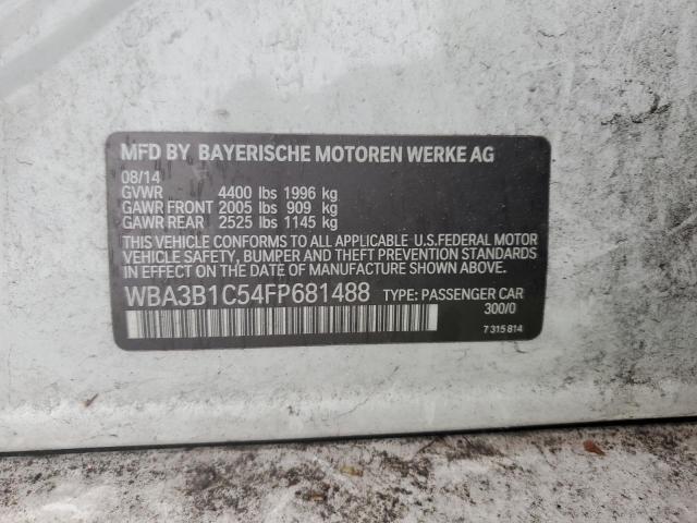 2015 BMW 320 I - WBA3B1C54FP681488