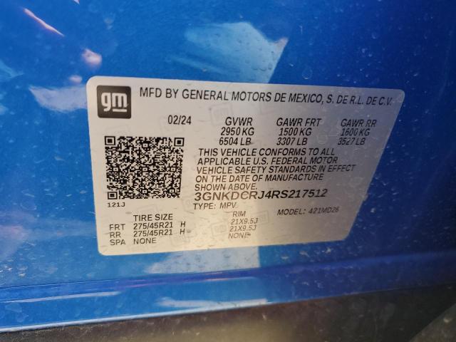 2024 CHEVROLET BLAZER RS - 3GNKDCRJ4RS217512