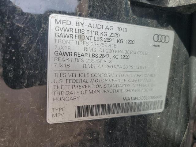 2020 AUDI Q3 PREMIUM - WA1AECF35L1035909