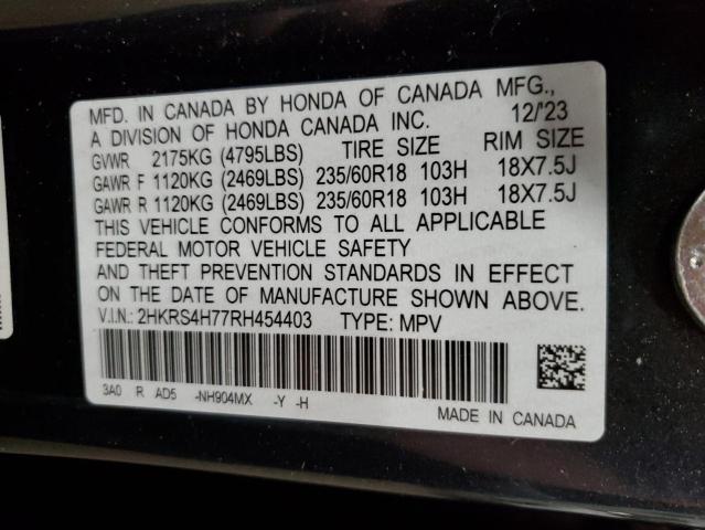 2024 HONDA CR-V EXL - 2HKRS4H77RH454403