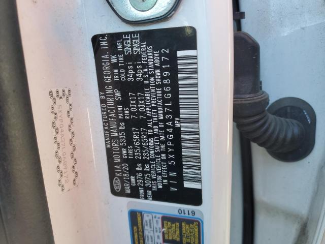 2020 KIA SORENTO L - 5XYPG4A37LG689172