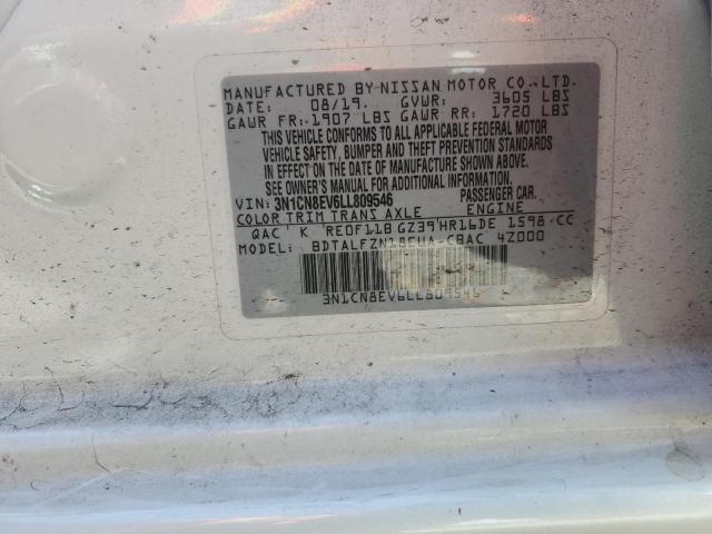 2020 NISSAN VERSA SV - 3N1CN8EV6LL809546