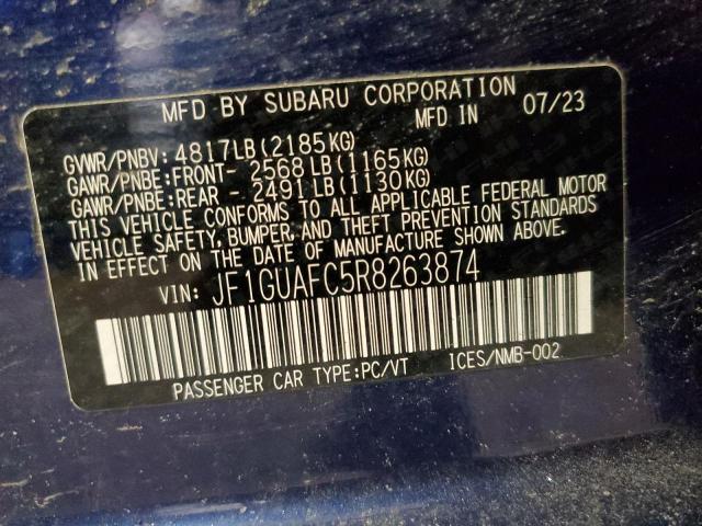 2024 SUBARU IMPREZA SP JF1GUAFC5R8263874