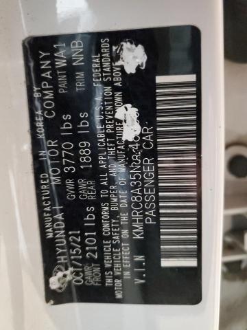 2022 HYUNDAI VENUE SEL - KMHRC8A35NU148839