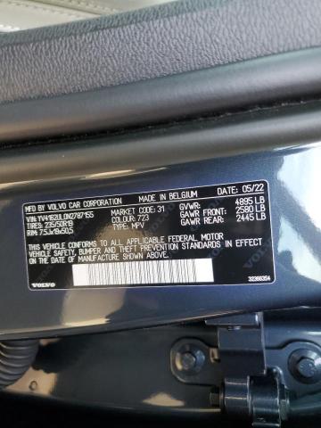 2022 VOLVO XC40 T5 IN - YV4162UL0N2787155