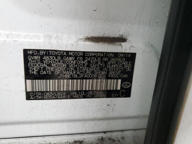 2015 LEXUS GS 350 JTHBE1BL2FA000932