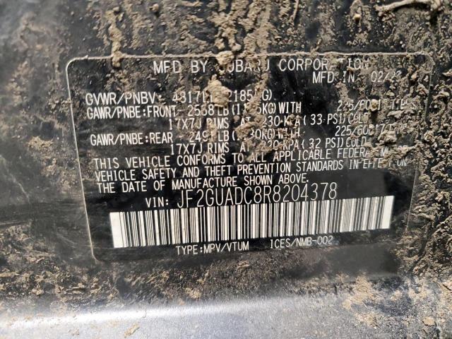2024 SUBARU CROSSTREK - JF2GUADC8R8204378