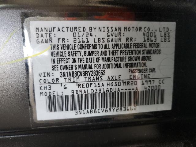 2024 NISSAN SENTRA SV - 3N1AB8CV8RY283662