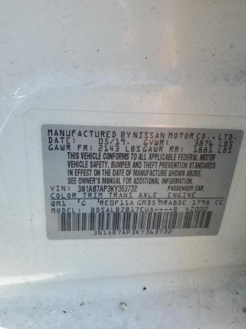 2019 NISSAN SENTRA S - 3N1AB7AP3KY363732