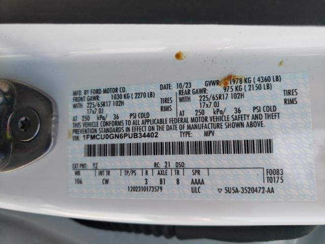 2023 FORD ESCAPE ACT - 1FMCU0GN6PUB34402