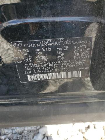 2017 HYUNDAI SANTA FE S - 5NMZU3LB4HH025666