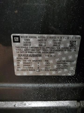 2018 CHEVROLET EQUINOX LT - 3GNAXJEV8JS590766