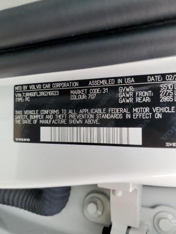 2024 VOLVO S60 PLUS 7JRH60FL2RG316623