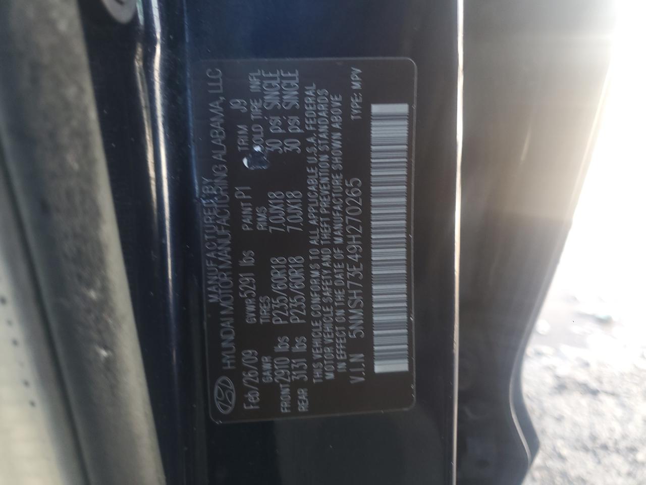 Hyundai Santa fe s 2009