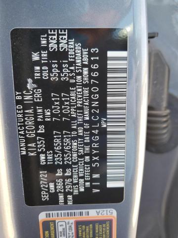 2022 KIA SORENTO LX - 5XYRG4LC2NG076613