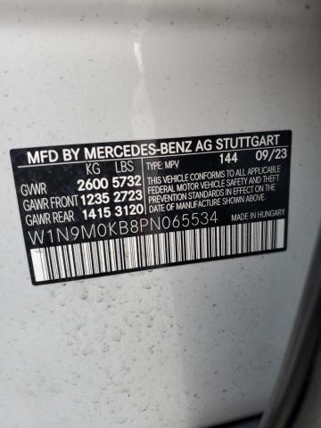 2023 MERCEDES-BENZ EQB 300 4M W1N9M0KB8PN065534