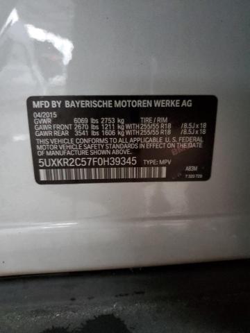 2015 BMW X5 SDRIVE3 5UXKR2C57F0H39345
