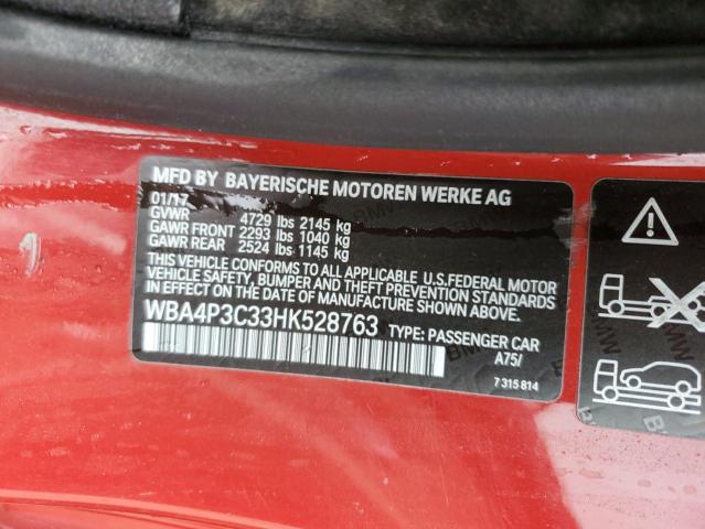2017 BMW 440XI WBA4P3C33HK528763