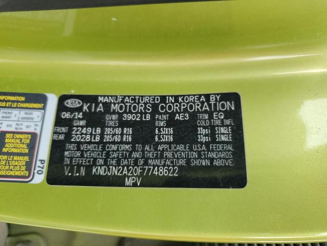 2015 KIA SOUL - KNDJN2A20F7748622