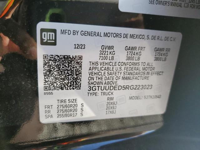 2024 GMC SIERRA K15 - 3GTUUDED5RG223023
