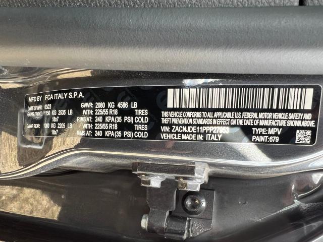 2023 JEEP RENEGADE A ZACNJDE11PPP27953